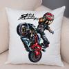 Extremsport Motorrad Muster Kissen Cartoon Mobiles Fahrrad Kissen Kopfstütze Dekoration Wohnzimmer Sofa Auto Zuhause