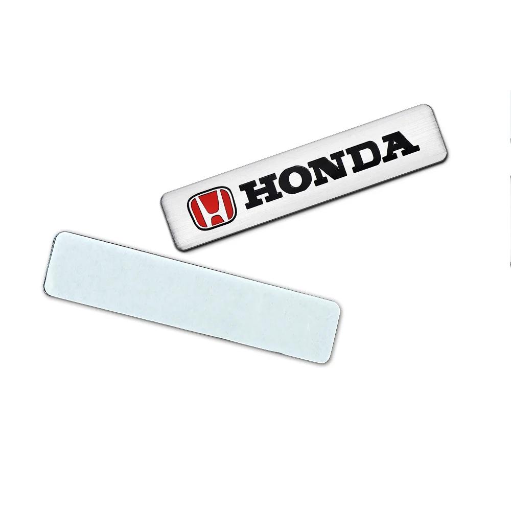 Car Hot 2025 3D Meta Car Sticker Auto Door Shield Emblem Car Body Badge Sticker For Honda Civic FIT Odyssey City Concept S1 Veze