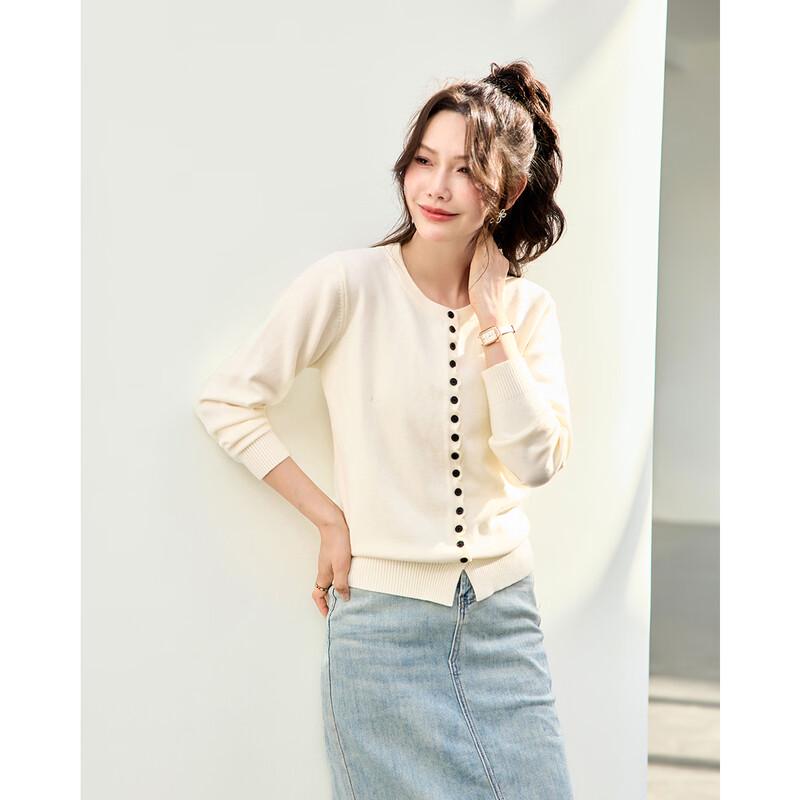 

TERRE BLEUE Women s Knitted Cardigan One Size