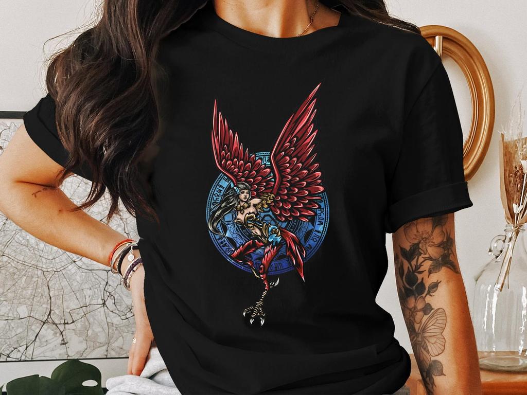 Harpy Greek Mythology T-Shirt, Greek Gods Graphic, Ancient History Tee, Greek Religion Deity Art, Mythological Creature Shirt