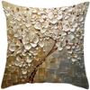 Oil Painting Tree Cushion Cover for Sofa Livingroom Pillow Case Home Decoration % Polyester Vintage Throw Pillow Cover