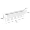 Quality with Shelf Key Holder Wall Mounted Space Saving Key Storage Rack with 6 Hooks Bathroom Storage Rack Bathroom