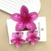 3 Pezzi/Set Dolce Fiore Colorato Sfumato Pinze per Capelli Coda di Cavallo Clip Morsetto Barrettes Forcine per Capelli per Donna Ragazza Accessori per Capelli da Spiaggia