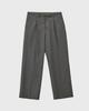 YOUTH Fine Wool Waist Line Pants - Khaki Gray