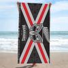 New Zealand Warriors Print Beach Towel, Large Soft Quick Dry Towel for Beach Camping Swimming
