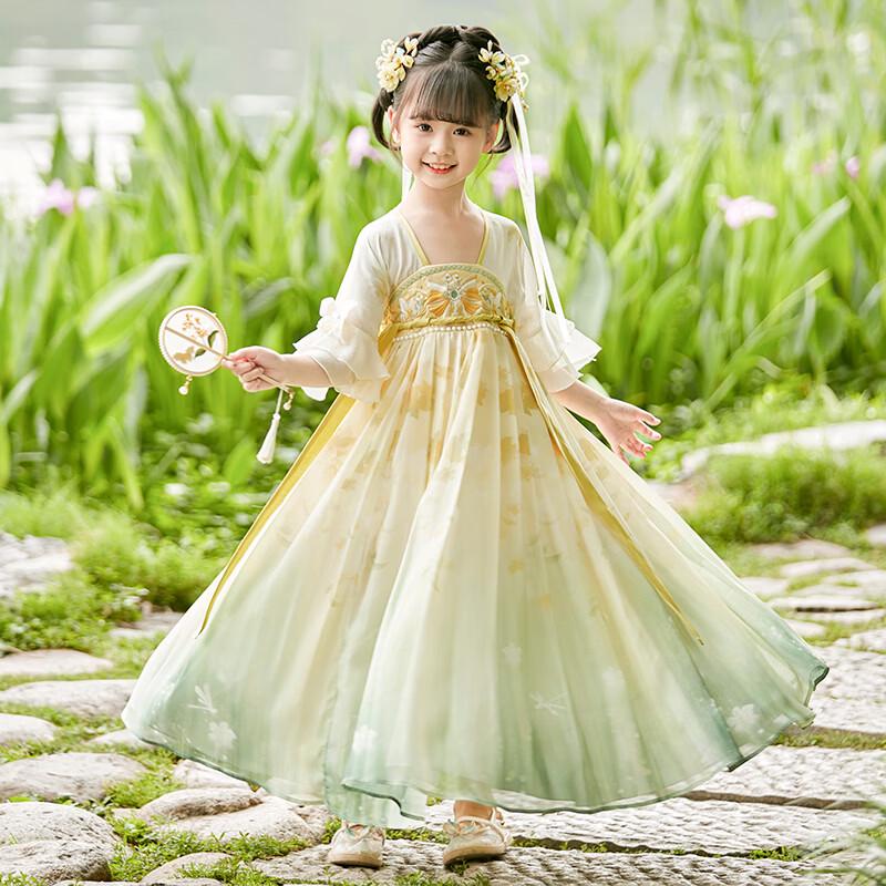 PEPCO Girls  Hanfu Style Short Sleeve Summer Dress 150