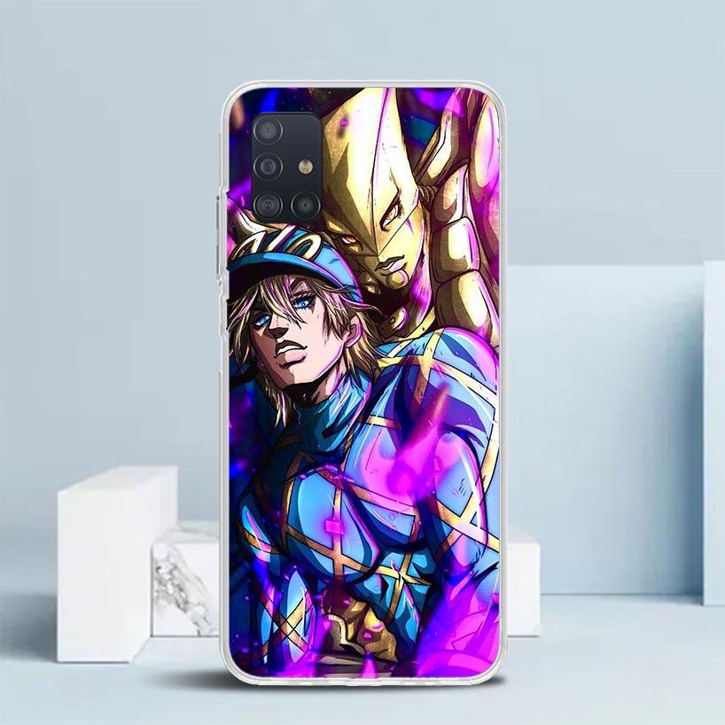 JoJo Adventure Dio Diego Brando Soft Cover for Samsung Galaxy A12 A22 A32 A52 A72 A02S Phone Case Note 20 Ultra 10 S10 Plus A51