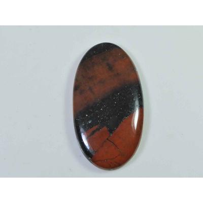 20X37MM Natural Bloodstone Palm Crytsal 34Cts. Oval Cabochon Loose Gemstone SK-2600