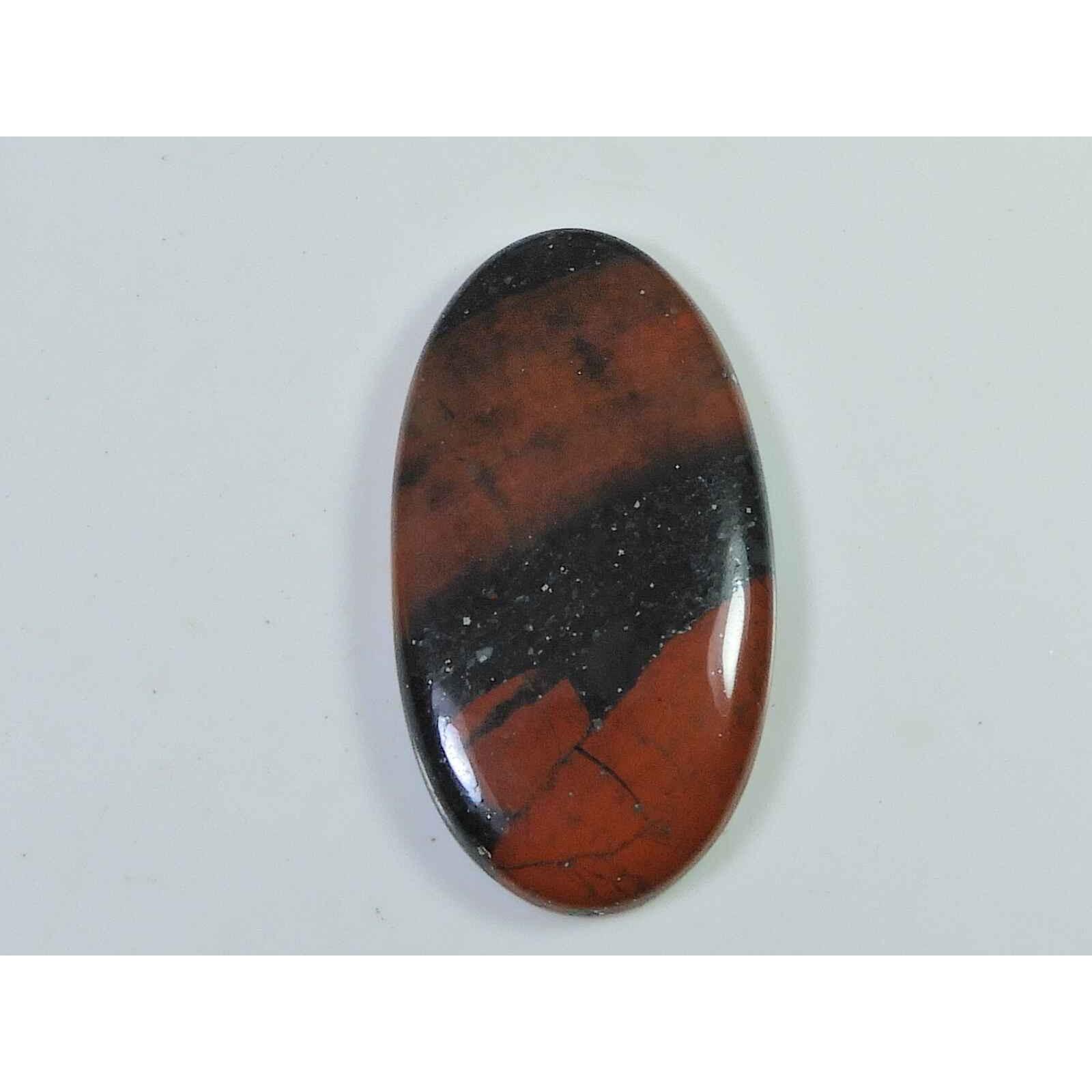 

20X37MM Натуральный кровавый пальмовый кристалл 34 карата. Овальный кабошон россыпью драгоценный камень SK-2600