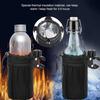 Insulated Motorcycle Cup Holder – Universal Handlebar Bottle Bag with Hook for Scooter/Bike/Delivery Use