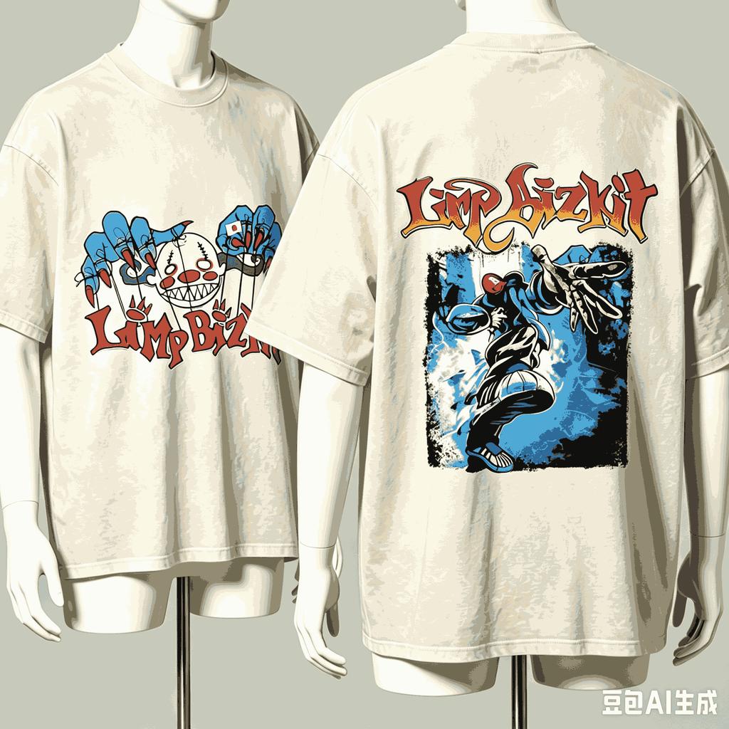 Limp Bizkit For Fan Gift Tshirt Unisex Unisex Harajuku Oversized Unisex Short Sleeve Streetwear High Quality Couples Classic Tee