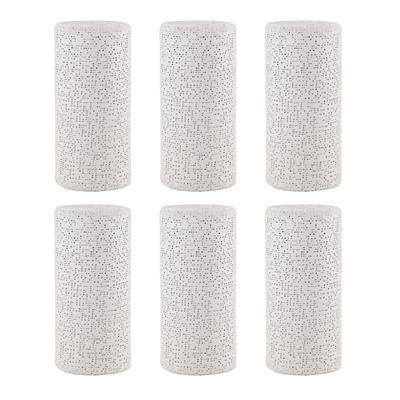 Nastro in Gesso nullie, Circa. Lunghezza 450 cm, Polimerizzazione all'acqua, Colorabile, per Artigianato, Set da 6 (Larghezza 10cm)