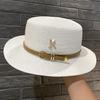 Straw Panama Hat Straw Flat Hat Summer Hat Straw Hat For Women Summer Sunhat