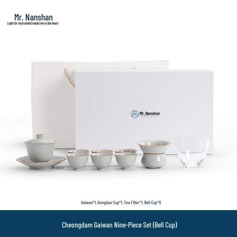 Nanshan Gentleman Ceramic Chinese Gift Tea Set