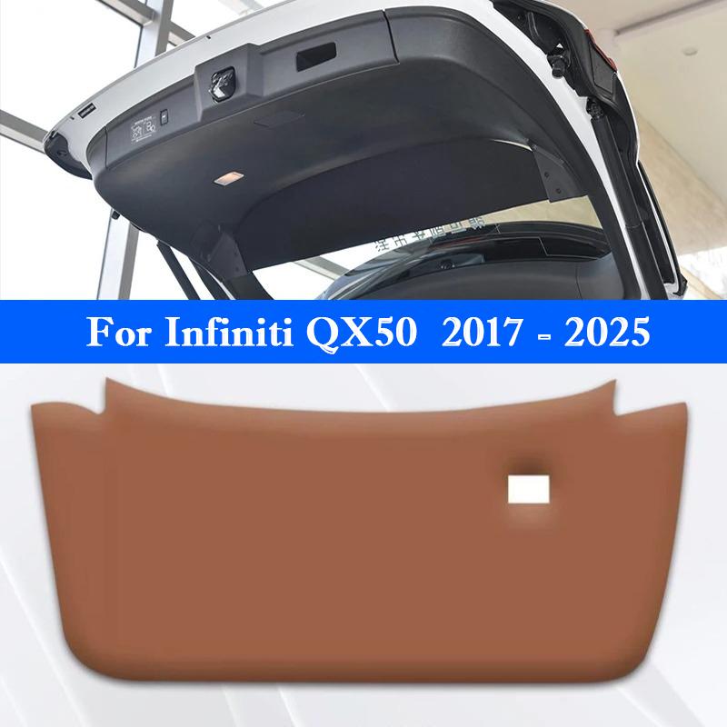 For Infiniti QX60 QX50 QX55 Car Trunk Door Anti Kick Pad Tailgate Anti-Scratch Protection Mat Cargo Liner Interior Accessories