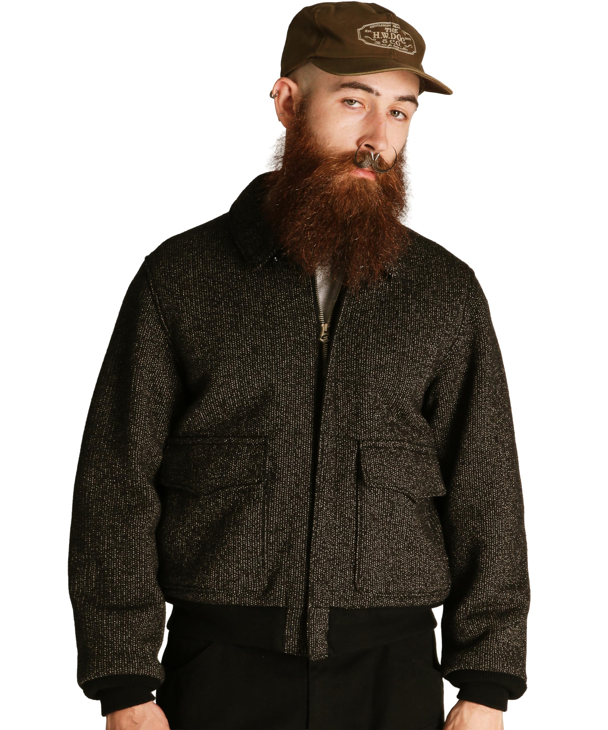 

Schott Beach Cloth Type A-2, Men s, Size L, 010, Black, 782-5252009