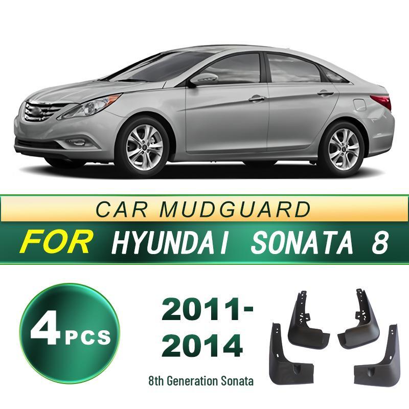 Hyundai Sonata 8th Gen (2011-2014) Soft Rubber Mud Flaps