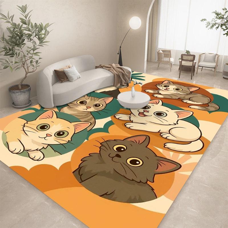 Many Cute Cats Children's Bedrooms Bedside Decorations Carpets Living Rooms Sofas Carpets Leisure Coffee Tables Mats Carpets