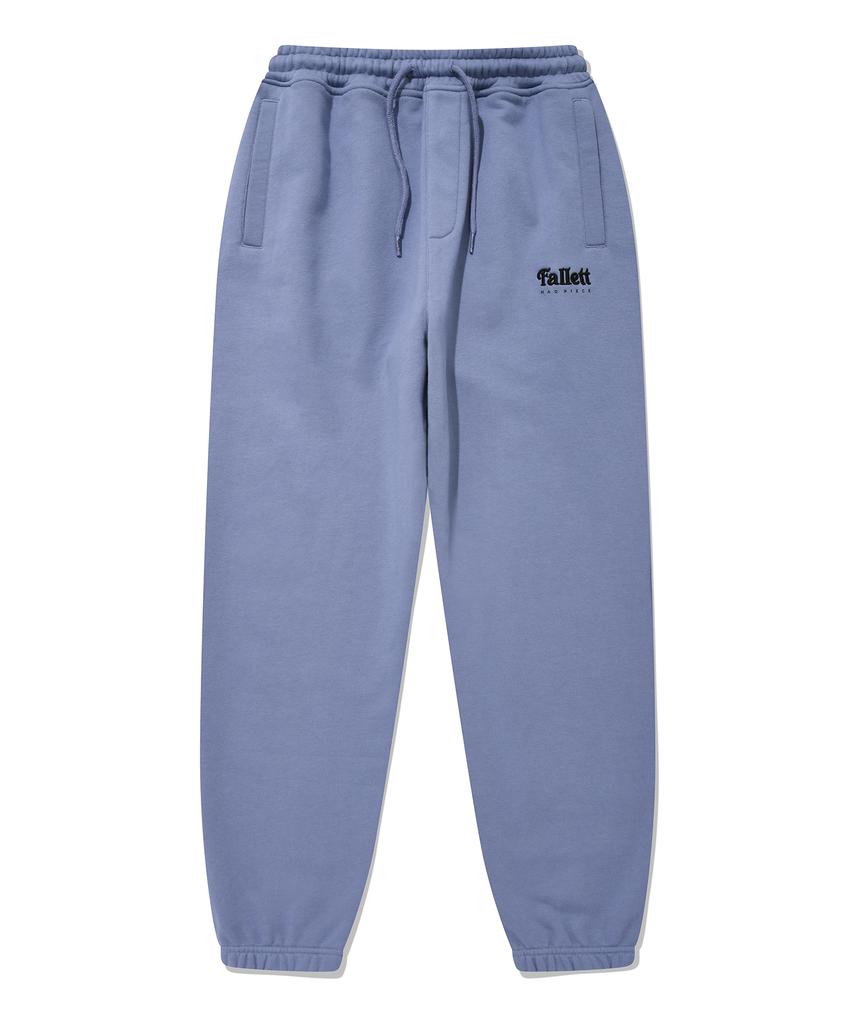 FALLETT Story Logo Jogger Pants Iris Blue