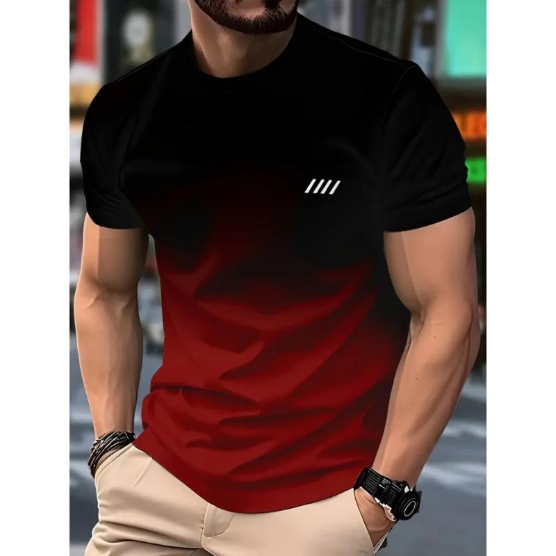 Casual Loose Short Sleeves Comfortable Versatile Short Sleeves Fashionable T-Shirts Men’s