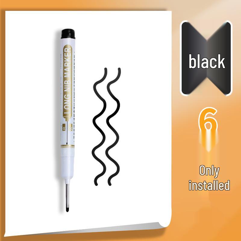 

Fine Tip Long-Head Marker Pen for Construction, Woodworking, Decoration, and Tile