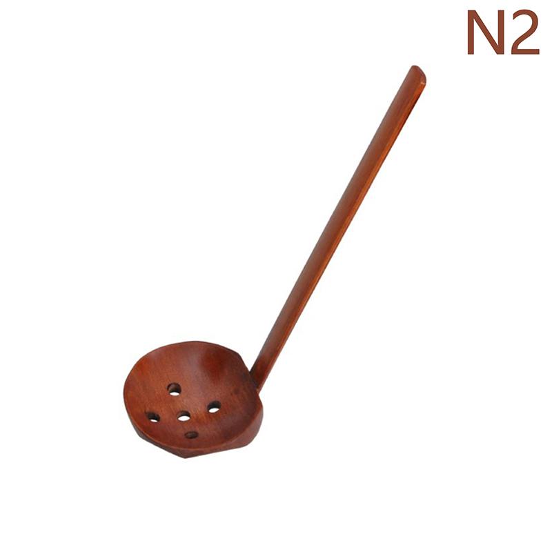 Wooden Spoon Kitchen Ladles Soup Spoon Japanese Wood Serving Spoons Big Ramen Spoon Soup Noodle Hop Pot Strainer Tableware