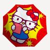 1PC Hello Kitty Print Umbrella, Featuring Automatic Folding, And Shielding. This Sturdy And Durable Umbrella with Eight Ribs Is Convenient for Outdoor