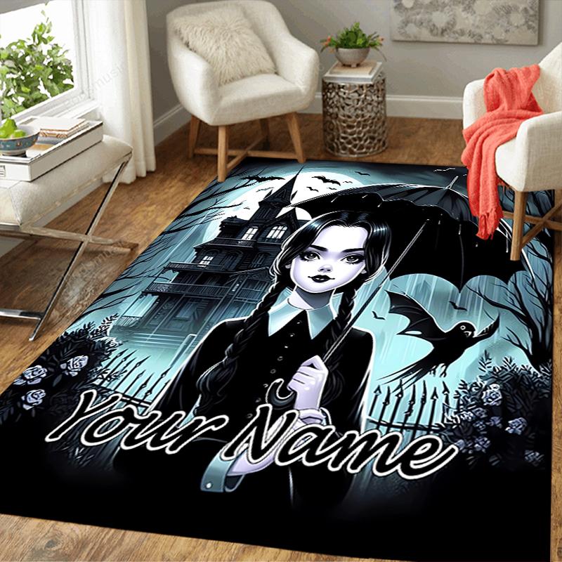 Custom 1Pc Moonlit Gothic Portrait Rug Office Carpet Indoor Outdoor Entrance Doormat Nonslip Soft And Comfortable Living Room D2915376