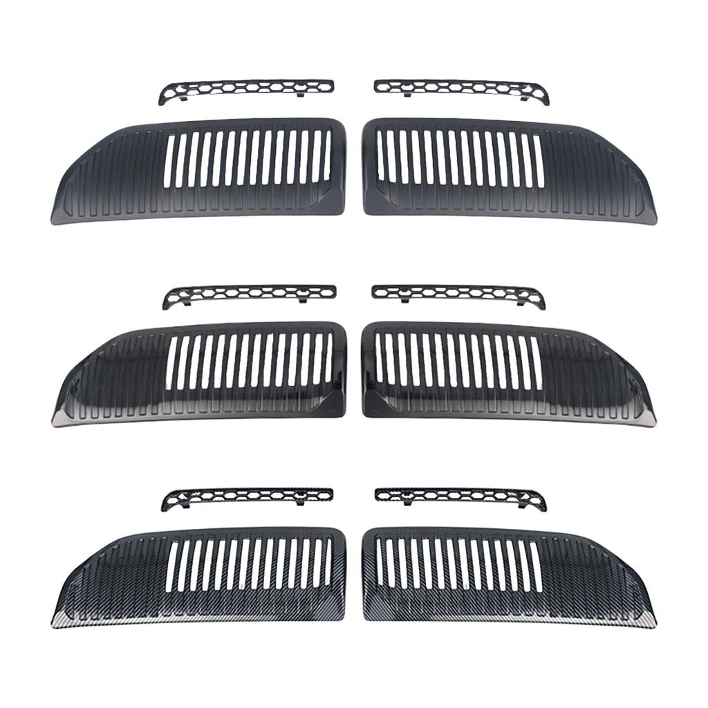 4 Pieces Front Lower Grille Insert Mesh Anti Dust Net, Dustproof Mesh Cover Directly Replace for Yuan Up Accessories