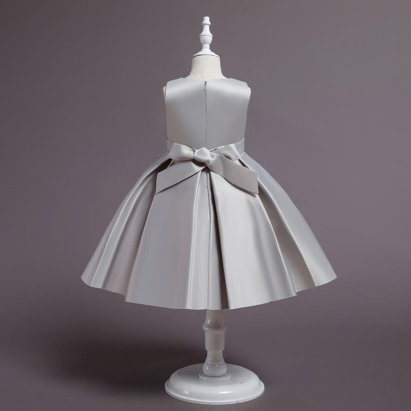 Mädchen Besticktes Blumen Partykleid Hochzeit Geburtstag Langarm Kinder Prinzessin Kleid Flauschiges Tüll Kostüm