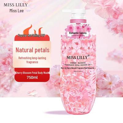 Gel de Banho Pétalas de Flor de Cerejeira Miss Lilly