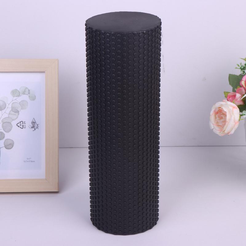Yoga Roller Round Eva Foam Cylinder Roller For Pilates Exercise Enhanced Home Workouts Diameter 10Cm Length 30Cm