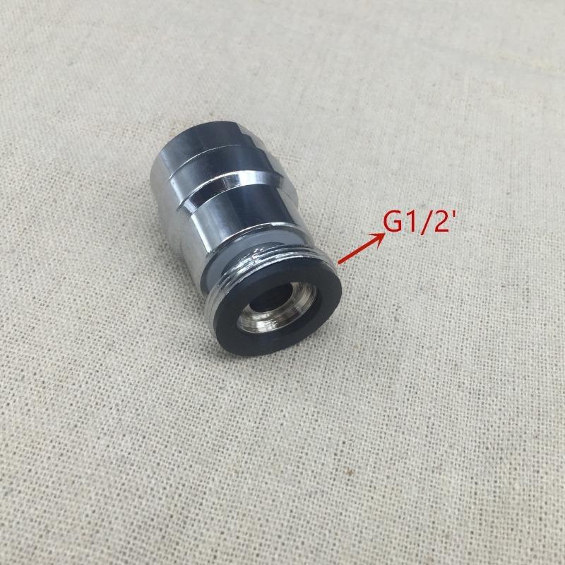 1pc Brass Chrome Finished Universal Faucet Spout Replacement G1/2' Connector Bubbler Aerator Kitchen Faucet Accessories