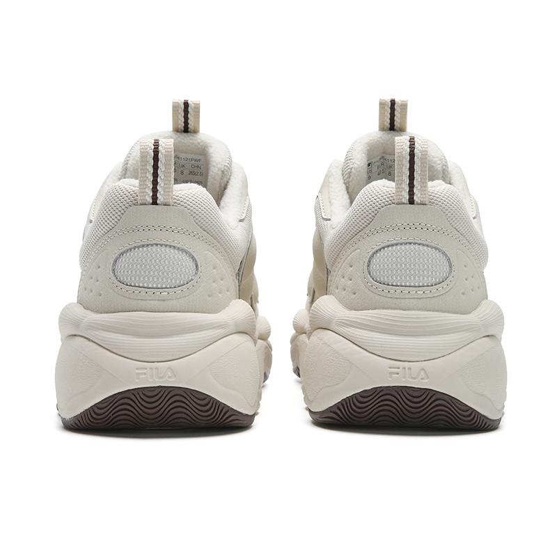 New FILA PEASE WE Abrasion Resistant Thermal Low top Casual Shoes Men's White Gray F12M541121FWF