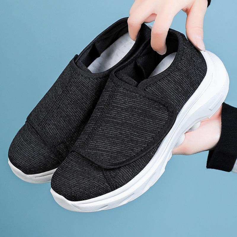 Shoes women's casual shoes new mother shoes Velcro women's shoes soft soles not tired feet single shoes one pedal lazy shoes