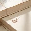 Sakura necklace women niche peach blossom collarbone chain daily new style appearance neck chain accessory women versatile jewelry