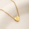 1 PZ Cavigliera a Catena Link in Acciaio Inossidabile Colore Oro Gioielli da Donna Cavigliera con Lettera Iniziale A-Z Cuore per Accessori da Donna