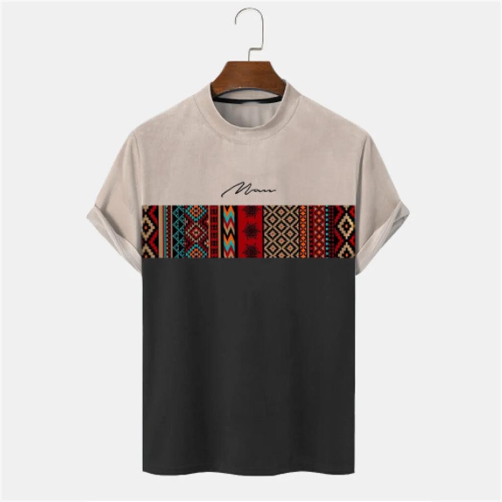 T-shirt da uomo T-shirt sportive per uomo Abbigliamento Top estivi Stampati in 3D Manica corta Outdoor Casual Oversize Maglietta da corsa per uomo