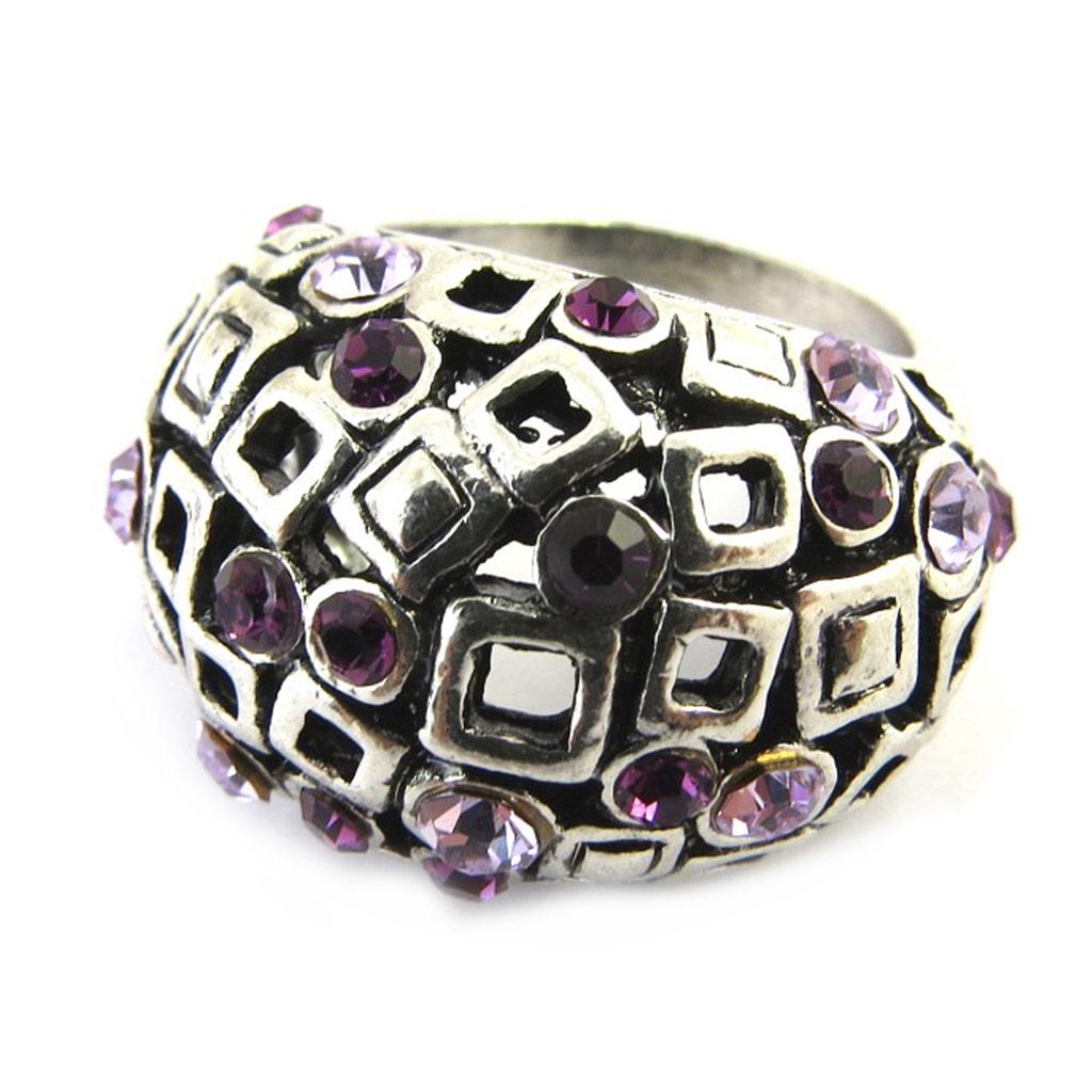 Designer Ring 'Sissi' Purple