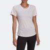 Adidas Solid Color Running Sports Quick-Dry Breathable Round Neck Short Sleeve Raglan T-Shirt Women Tops HD0658