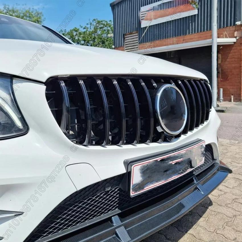 Front Grille Inlet Mesh Bumper Grill Tuning Accessories For Mercedes Benz X253 GLC Class 2015-2019 Replacement Part GT Style