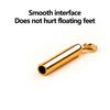 10 Pcs Freely Rotating Coppper Fishing Float Holders Fishing Line Fixed Tube  Outdoor Fishing