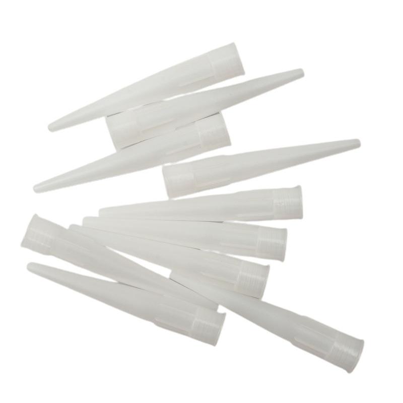 50 PCS Spare Silicone Nozzle Sealant For Caulking Pipes Repairing Gaps Wall Tiles Floor Tiles Doors Windows Tallation Tools