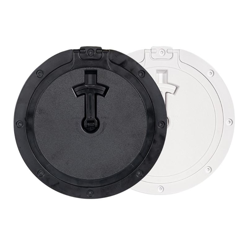 8.4-inch Marine Non-Slip Round Inspection Deck Plate for Hatch Water Tight for Outdoor Installations Quality ABS Made