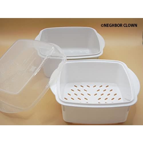 NACHBAR CLOWN Mikrowellenkocher für Warme und Gedämpfte Gemüse [Machen Sie Warme und Gedämpfte Gemüse in der Mikrowelle] Zeitsparender Kocher, Kochgeschirr, Perf