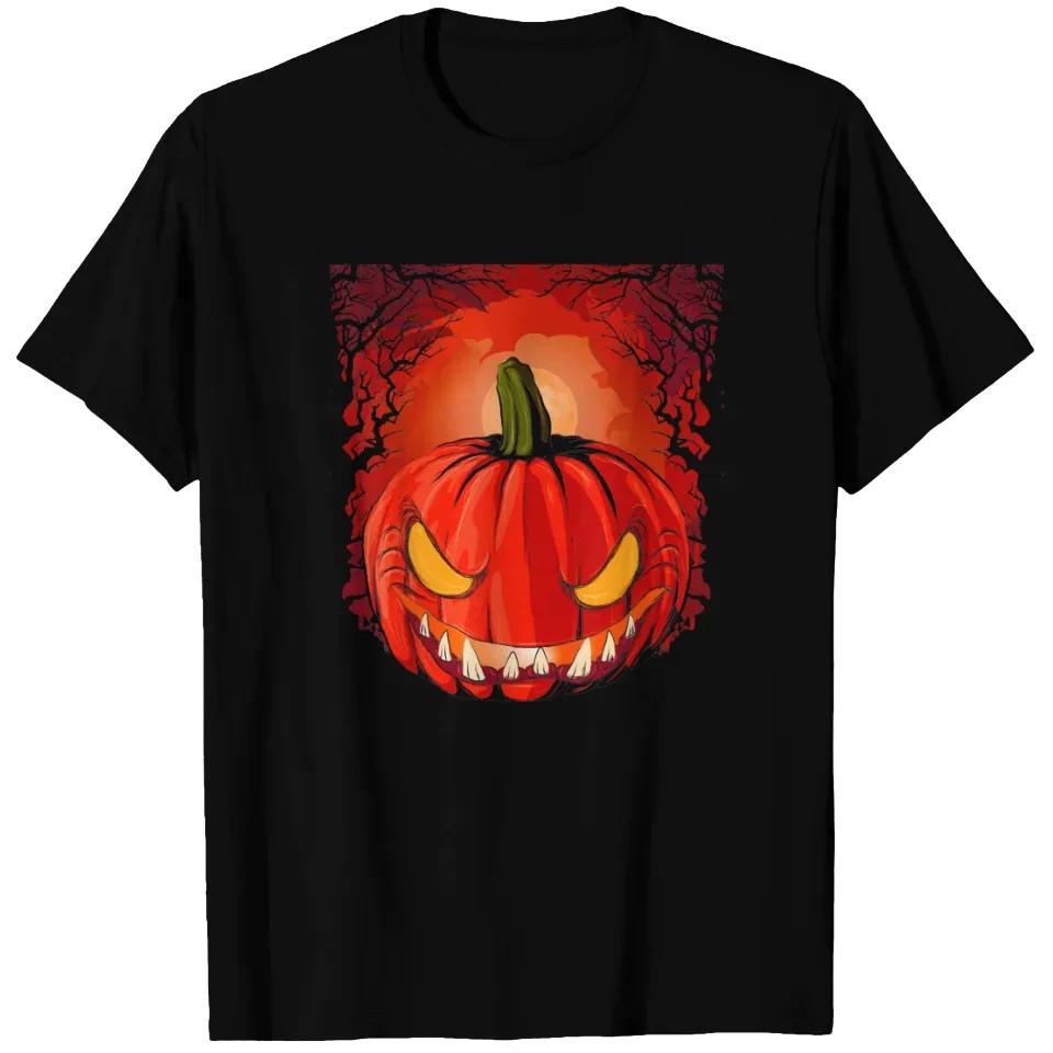 Spooky Halloween Costume Jack O Lantern Creepy Pum T Shirts