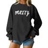 Women  Tops Women's Long Sleeve Sweatshirt Casual Crewneck Loose Fit Pollover Fleece Tops