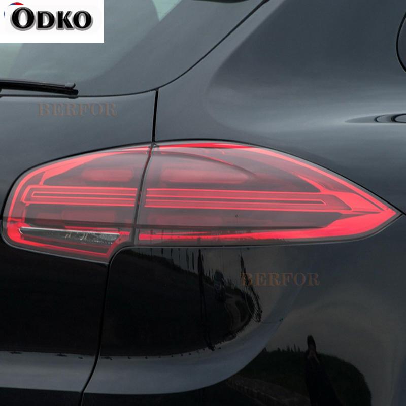 For Porsche Cayenne 958 2011-Present GTS Turbo Car Headlight Protective Film Taillight Tint Wrap Vinyl TPU Sticker Accessories