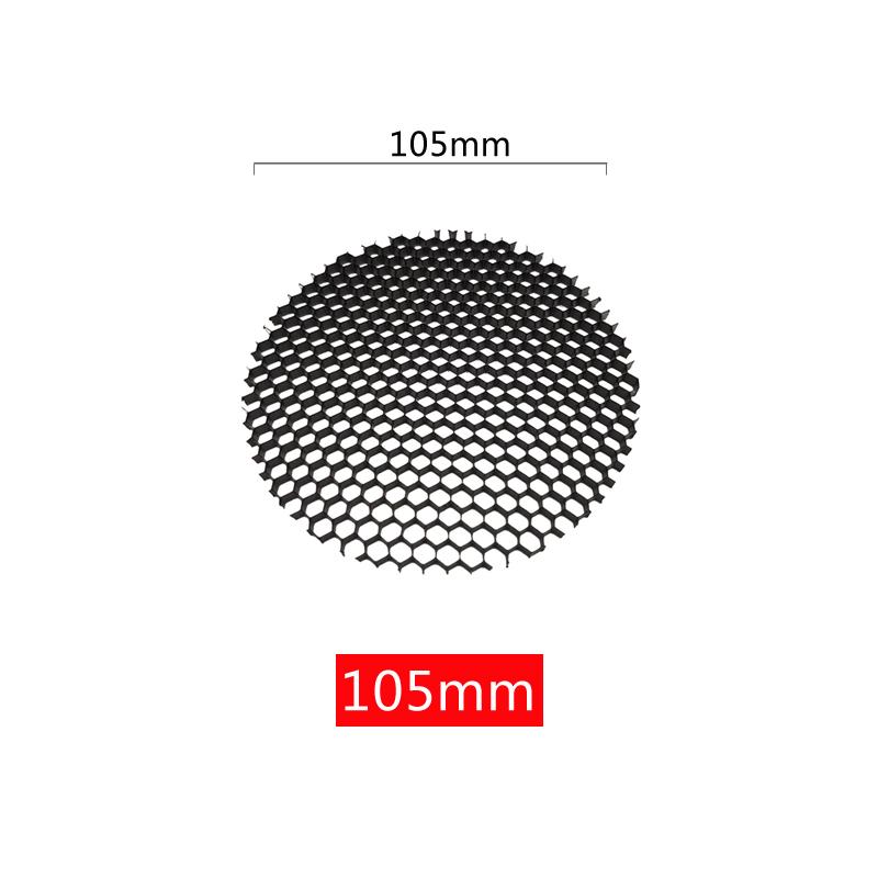 LED Downlight Anti-orbire Acoperire Plasă Fagure Lumină pe Șină Spot Lumină Moale Aluminiu Rotund Anti-strălucire Grilaj Abajur Hoo