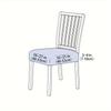 Stretch Velvet Dining Chair Cover Anti Slip Dust Proof Seat Cushion For Home Hotel Party